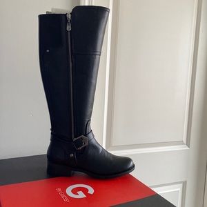 Brand new, never worn black Guess boots.